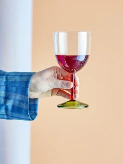 Bloomingville Martine wine glass 22 cl, Green New