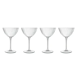 Luigi Bormioli Martini glasses optica 4-pack, 22 cl Transparent Clearance