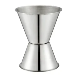 Dorre Maya reversible measuring glass 4-6 cl, Silver Silver-coloured Best