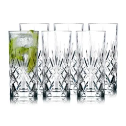 Lyngby Glas Melodia highball glass 36 cl 6-pack, Crystal Transparent Discount