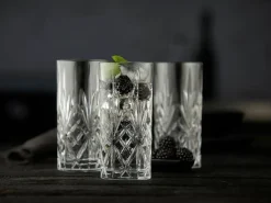 Lyngby Glas Melodia highball glass 36 cl 6-pack, Crystal Transparent Discount