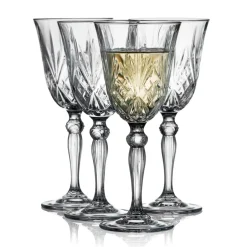 Lyngby Glas Melodia white wine glass 21 cl 4-pack, Crystal Transparent Hot