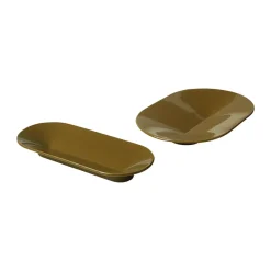 Muuto Mere bowl 52x36 cm, Brown Green BrownGreen Clearance