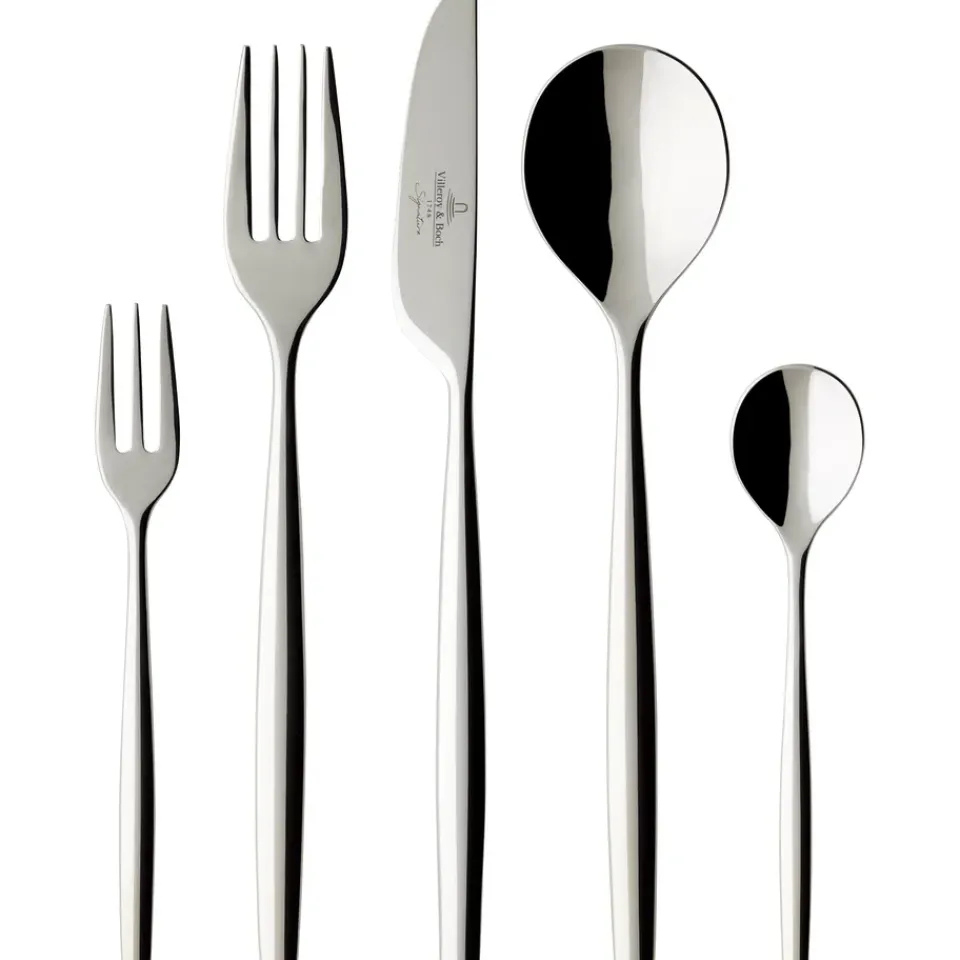 Villeroy & Boch Metro Chic cutlery 30 pieces, Stainless steel Silver-coloured Clearance