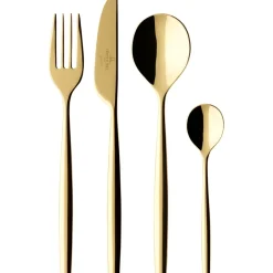 Villeroy & Boch Metro Chic d'Or cutlery 24 pieces, Yellow Gold-coloured