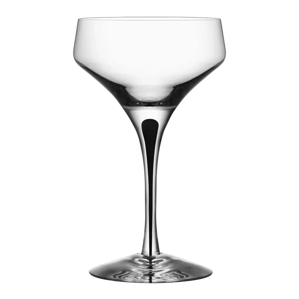 Orrefors Metropol champagnoakupa 24 cl, black Transparent Sale