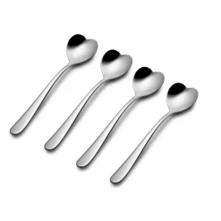 Alessi Miriam Mirri teaspoon 4-pack, silver Silver-coloured Sale