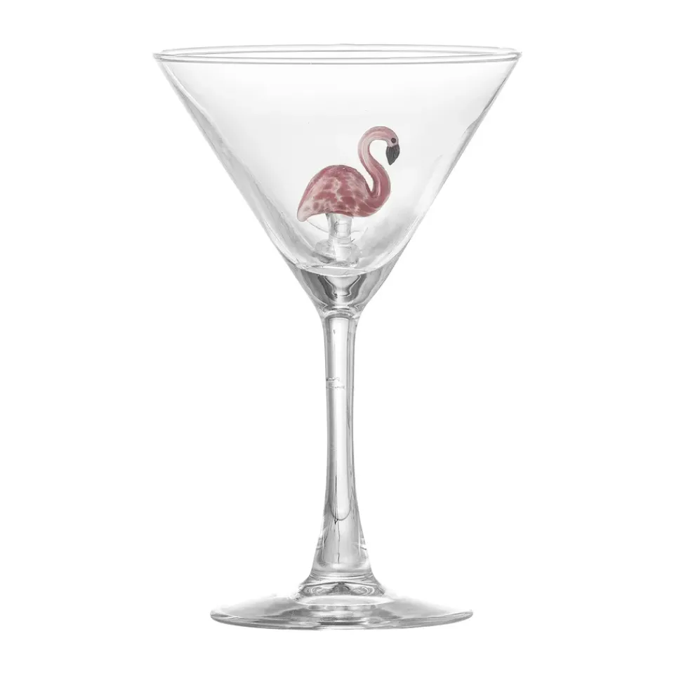 Bloomingville Misa cocktail glass 17 cl, Clear-flamingo Transparent Best