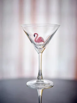 Bloomingville Misa cocktail glass 17 cl, Clear-flamingo Transparent Best