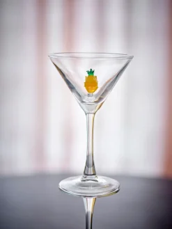 Bloomingville Misa cocktail glass 17 cl, Clear-pineapple Transparent New