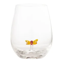 Bloomingville Misa drinking glass 56 cl, Clear-butterfly Transparent Clearance