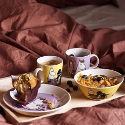 Moomin Arabia Misabel Moomin bowl, Yellow Discount