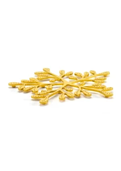 Cooee Design Mistletoe pot holder Ø20 cm, Brass Gold-coloured Outlet