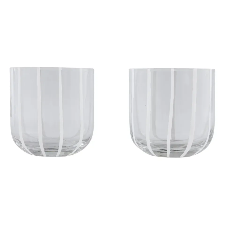 OYOY Mizu drinking glass 2-pack, Clear Transparent Discount