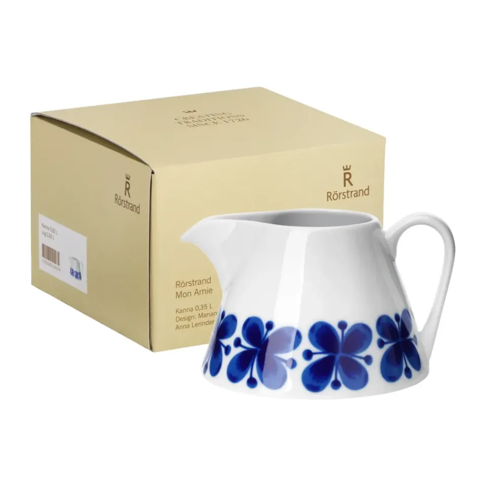 Rörstrand Mon Amie jug 35 cl gift wrap, -white Blue Hot