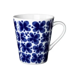 Rörstrand Mon Amie Mug with handle, white- Blue