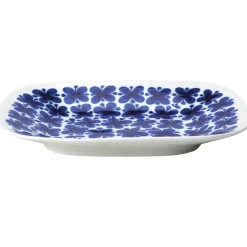 Rörstrand Mon Amie serving saucer, 22x28 cm BlueWhite Hot