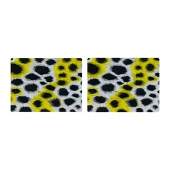 Hem Monster placemat 30x40 cm 2-pack, White-yellow-black WhiteYellowBlack Hot