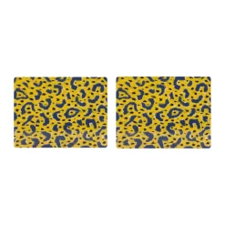 Hem Monster placemat 30x40 cm 2-pack, Ochre -grey-black Yellow Discount