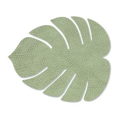LIND DNA Monstera Leaf Hippo coaster, Olive Green Discount