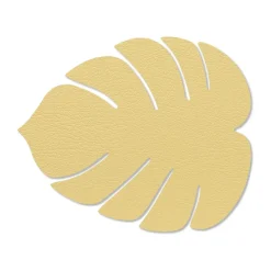 LIND DNA Monstera Leaf Hippo placemat S, gold Gold-coloured Outlet
