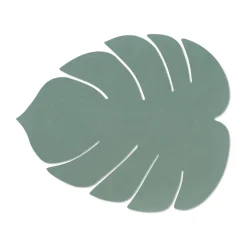 LIND DNA Monstera Leaf Nupo placemat L, Pastel Green Outlet