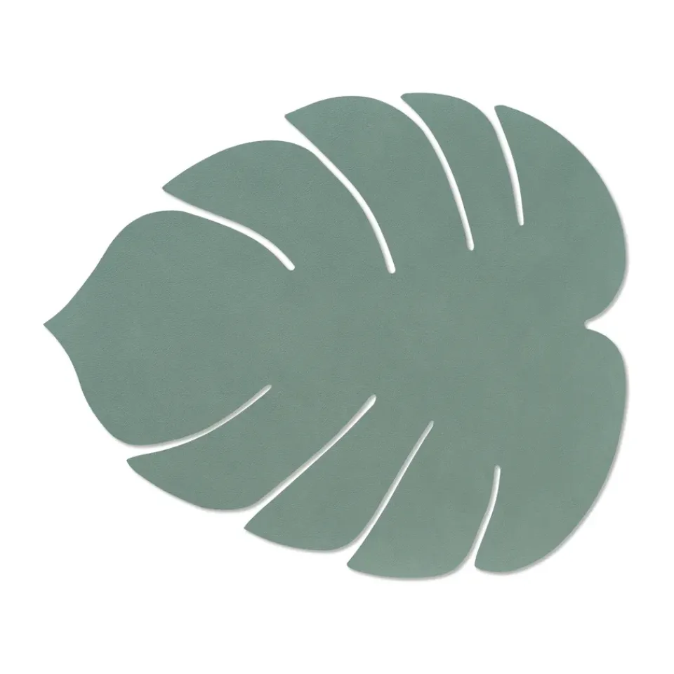 LIND DNA Monstera Leaf Nupo placemat L, Pastel Green Outlet
