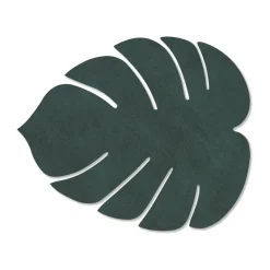 LIND DNA Monstera Leaf Nupo placemat S, Dark Green Clearance