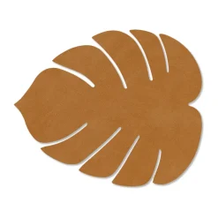 LIND DNA Monstera Leaf Nupo placemat S, Burned curry Yellow Best