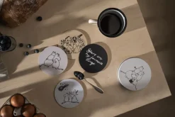 Muurla Moomin 80 Coasters Ø11 cm 4-pack, Multi New