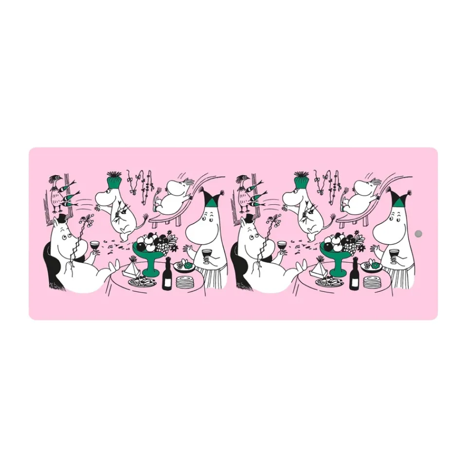 Opto Design Moomin 80 serving tray 17x40 cm, Pink