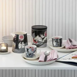 Moomin Arabia Moomin Adventure The Move bowl, grey GreyBlack Clearance