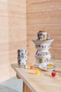 Moomin Arabia x Red Cross Moomin bowl ABC Snufkin, Ø15 cm Multi Best