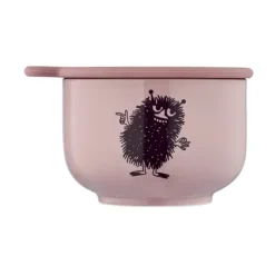 Dsignhouse x Moomin Moomin bowl with lid Ø7 cm, Pink Hot