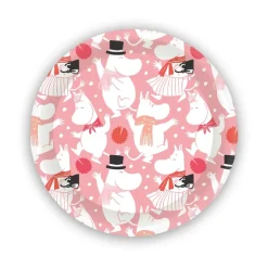 Opto Design Moomin celebration mini tray Ø11 cm, White-pink PinkWhite Online