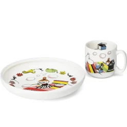 Moomin Arabia Moomin children's dinnerware, Little My White Hot