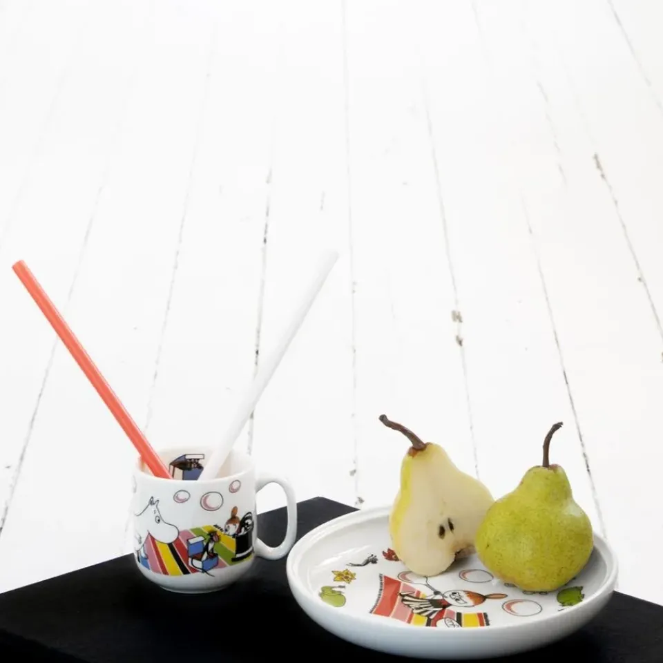 Moomin Arabia Moomin children's dinnerware, Little My White Hot