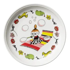 Moomin Arabia Moomin children's dinnerware, Little My White Hot