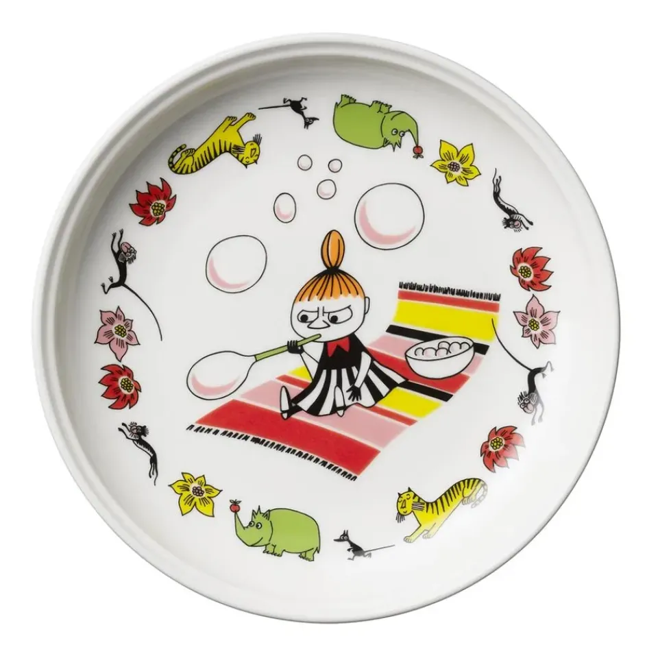 Moomin Arabia Moomin children's dinnerware, Little My White Hot