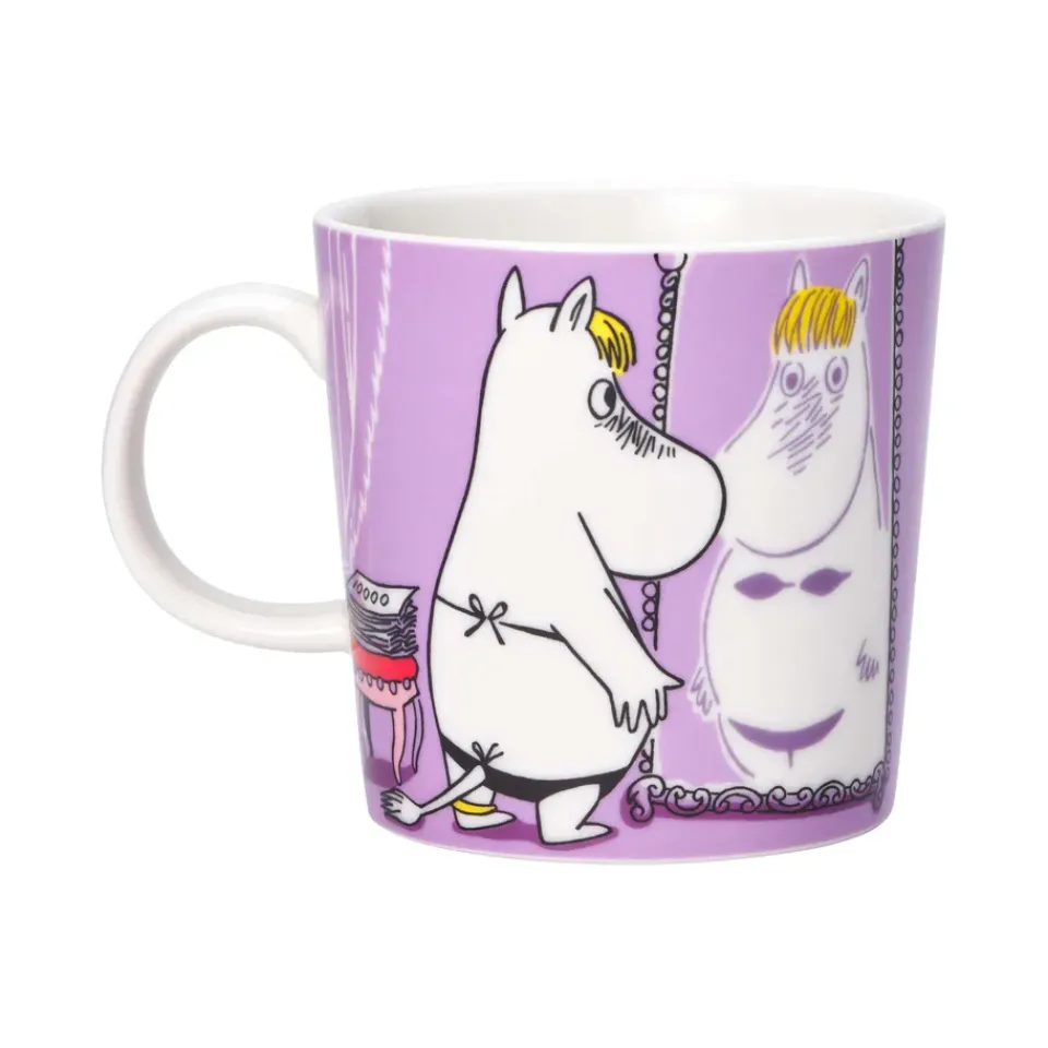 Moomin Arabia Moomin children's dinnerware, Snorkmaiden Purple New
