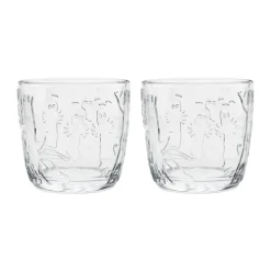 Moomin Arabia Moomin drinking glass 28 cl 2-pack, Clear Transparent