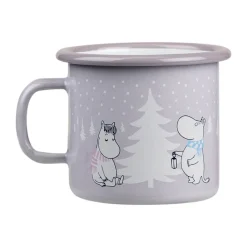 Muurla Moomin enamel mug 25 cl, Snowfall Purple Sale