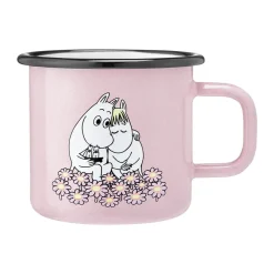 Muurla Moomin enamel mug 37 cl, Together Pink New