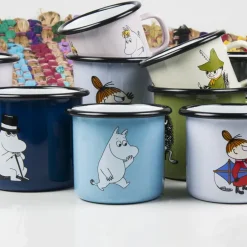 Muurla Moomin enamel mug, 2.5 dl Blue Outlet
