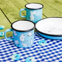 Muurla Moomin enamel mug, 2.5 dl Blue Outlet