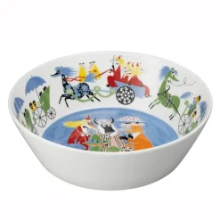 Moomin Arabia Moomin Friendship serving bowl, 23 cm BlueBlack Sale