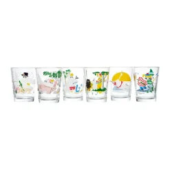 Moomin Arabia Moomin glass 22 cl, Resting Pause Multi Outlet