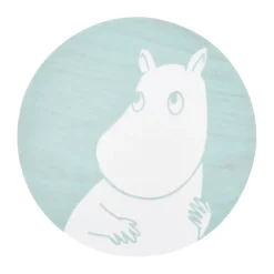 Muurla Moomin glass coaster Ø10 cm, Momintroll Blue Online