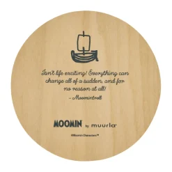 Muurla Moomin glass coaster Ø10 cm, Momintroll Blue Online