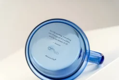 Muurla Moomin glass mug 35 cl, Blue New